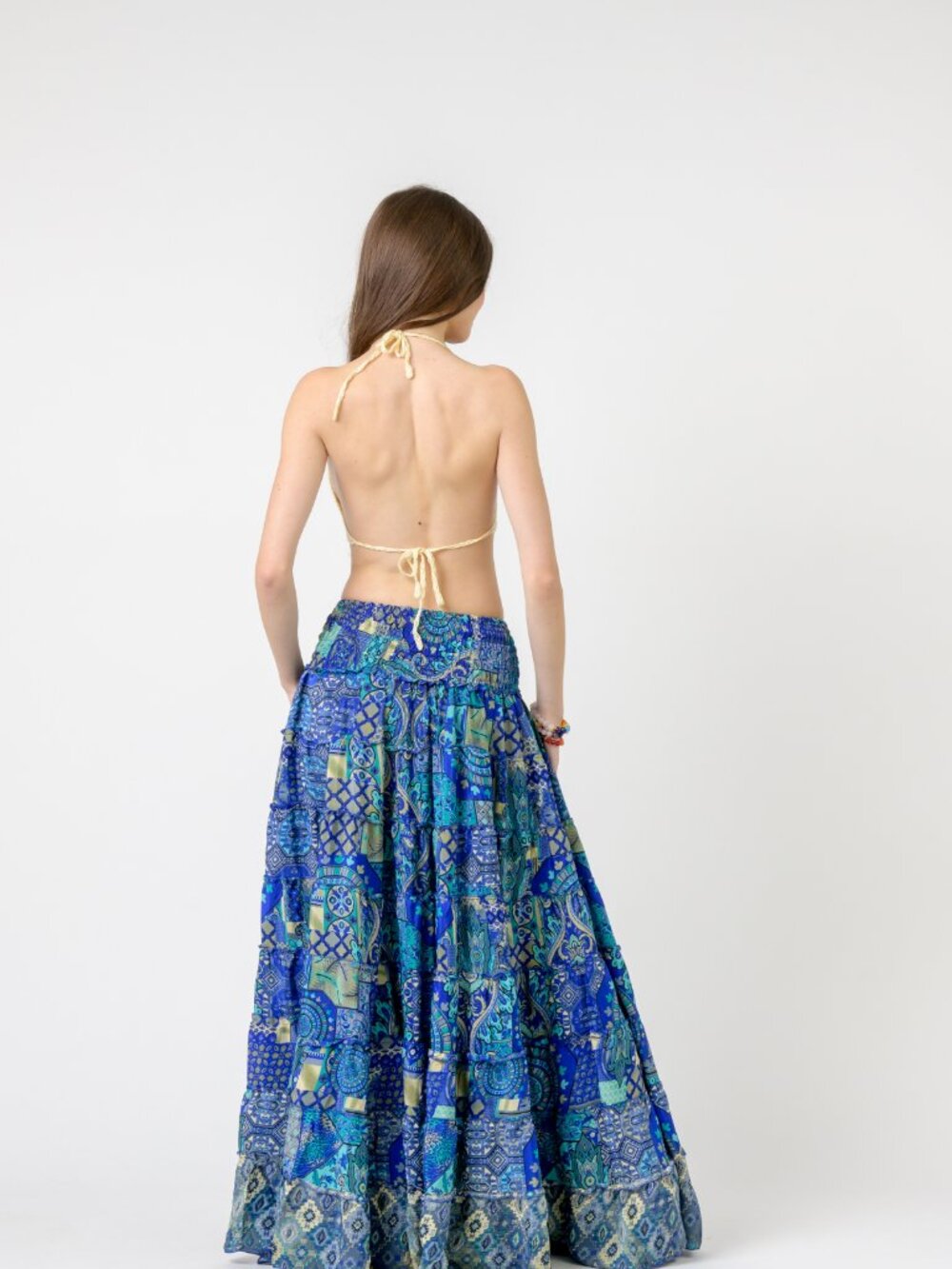 22.) Rhea Layered Print Ruffle Skirt (Assorted) - Picture 4 of 15